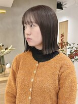 ローレン(LOREN)&nbsp;ミルクティーベージュぷつっとボブケアブリーチ 梅田