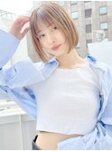 髪質改善イノアカラー×美髪☆韓国風レイヤーボブ[仙台]