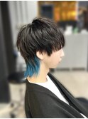 メンズウルフブルーグリーンカラー！
