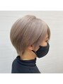 アッシュ 等々力店(Ash) ☆ショート×ハイトーンベージュ☆