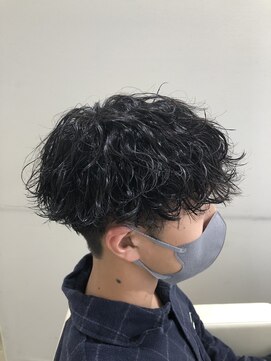 オーシャントーキョー(OCEAN TOKYO) メンズパーマツイスパ波巻きスパイラルマッシュセンターパート