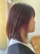 エルフゥ(Elle fou)&nbsp;インナーカラー　モーブピンク　ボルドールビー