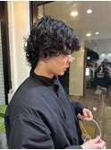 men's perm メンズパーマ　ショートパーマ　プードルパーマ