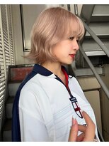 天神美容室 くすみベージュ/ハイトーン/ブロンド