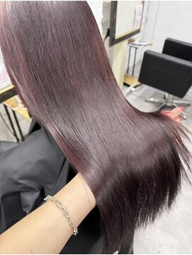 リア(riah) ブリーチなしダブルカラーレイヤーカット韓国ヘア