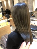 ジーナ 船橋(Zina)&nbsp;髪質改善＊ロングレイヤーグレーベージュ＊美髪【Zina船橋】