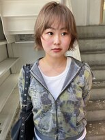 カシェ ナカザキ(CACHE NAKAZAKI)&nbsp;ボブ/ベージュ/ハイトーン