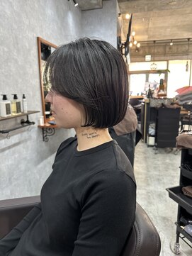 シールドヘアー 沖縄 新都心(C'LD Hair) ミニボブ/ショートボブ/小顔ボブ/小顔カット/内巻きボブ