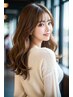 【グレイカラーもOK】透明感AVEDAカラー＋AVEDA 3stepトリートメント