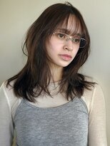 ローブ アオヤマ(LOAVE AOYAMA)&nbsp;透明感カラー/ブリーチなしダブルカラー/ミディアムレイヤー