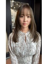 ウェイビーズ(WAVY'S)&nbsp;layer cut × oive beige