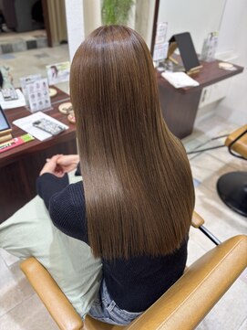 フラット 千葉(Flat.) ミルキーベージュ.髪質改善【千葉】