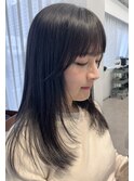 顔周り小顔カット/ナチュラルレイヤー