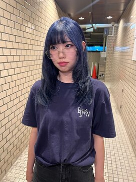 シイ(SIE) 色落ち可愛いブルーベリーカラー☆☆