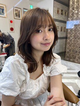 ロンドアベニール 北千住(Lond avenir) 髪質改善縮毛矯正レイヤーカット顔周り前髪韓国ミニウルフ北千住