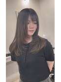 レイヤーカット/レイヤー/暗髪/髪質改善/ブラウンカラー/