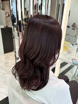 ザザアオヤマ(ZA/ZA AOYAMA) ブリーチ毛でも可愛い暖色カラー