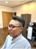 ツーブロックショート