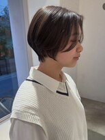 ナリー 河原町(Nary) センターパートショート/村上/Nary河原町/京都美容室