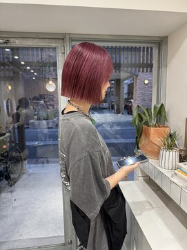 ブラウン(BROUN) 1ブリーチピンクボブ