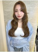 オリーブグレー/ボブ/顔周り/小顔/レイヤー/髪質改善/縮毛矯正