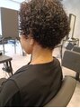 アグ ヘアー ページ 下諏訪店(Agu hair page) ショートにハードパーマがかっこいいですね◎