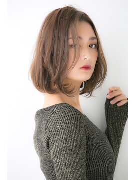 ワンレンボブ ミニボブ大人ショート ショートボブ前髪なしパーマ