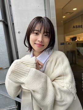 イル 天神西通り店(ill) 20代30代ボブ/ミディアムレイヤー／グレージュ/透明感/天神/大名