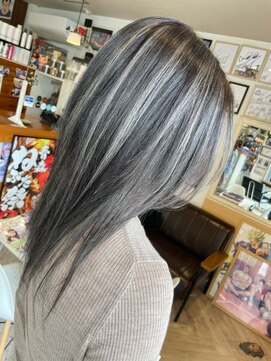 ヘア メイク ココ(hair make coco) ハイライトでつくるコントラストカラー♪♪