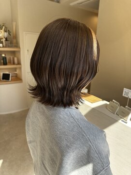 ベル サウス(BHEL south) 津市ロングレイヤーカットハッシュカット透明感カラー重めロング