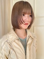 ニモ(NIMO.) ハイトーンピンクベージュボブ