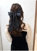【ヘアセット】ワンホンハーフアップ