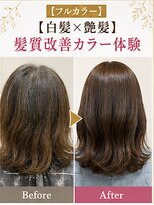 リアン(Lien) 【フルカラー】【白髪×艶髪】髪質改善カラー体験