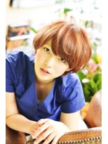 イグレックビス(igrek bis)&nbsp;IGREKBISジグザグバング×ブルージュ×3Ｄカラー×ミニマムボブ