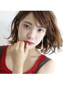 ハニーヘア×とろみワンカール大人ボブ×外ハネ《Cura山口》