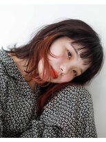 ニコヘアー(niko hair) 秋色インナーカラー▼LINEID@vey3047y