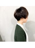 #刈り上げマッシュ風ショート