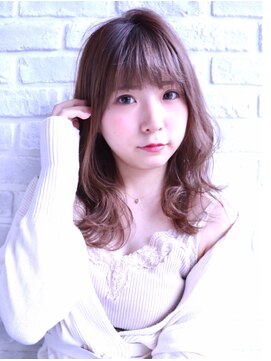 ネオリーブ コパン 鶴見店(Neolive copain) オトナ女子もやってみたいガーリーセミロング