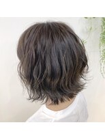 ネオヘアー 曳舟店(NEO Hair)&nbsp;ミニボブ×ラベンダーカーキ（曳舟）