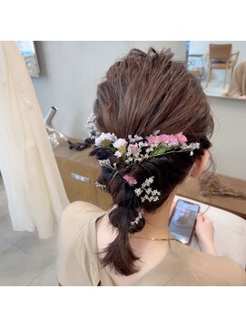 マロウ(mallow) 《花屋併設》編み下ろし風~スターチス~ @20代30代40代