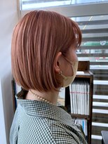 ザ カラー ラボ(THE COLOR LABO)&nbsp;透明感　ブリーチ　オレンジベージュ