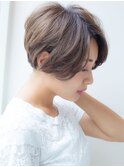 浦和ショートヘアショートカット韓国白髪ぼかし白髪染めボブ