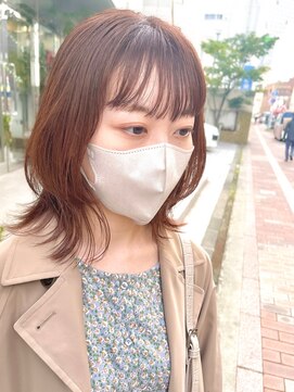 ヘアーメイクオズ(hair make O/S) ヘアメイクオズ&金あゆみ　オレンジベージュ