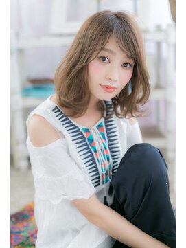 ミック ヘアアンドメイク アップ 駒込店(miq Hair&Make up) 甘辛ミックス抜け感ヘア…ひし形シルエットくびれボブb1