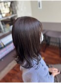 ツヤ感重視のレイヤースタイル
