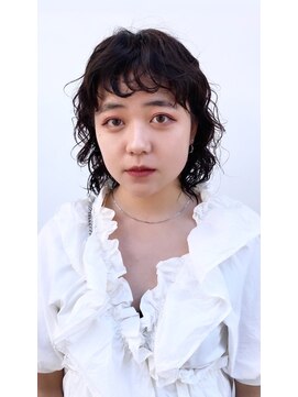 リビング 津田沼(LIVING) マッシュ/くびれヘア/ビタミンカラー/艶ボルドー[津田沼駅]