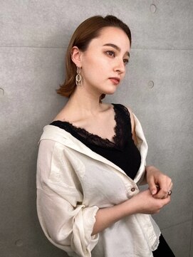 オレロ 国立(olelo) 大人ガーリー/似合わせカット/リバースセンターパート/国立