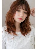 □大人可愛い抜け感小顔イヤリングカラー116-2上尾10代20代30代