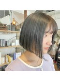 オリーブカラーなボブ♪【大宮ヒップスアイズ】