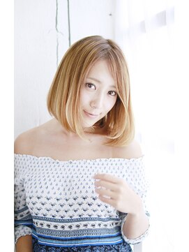 ラクシア(LUXIA) ハイトーン透け感の内巻きカール